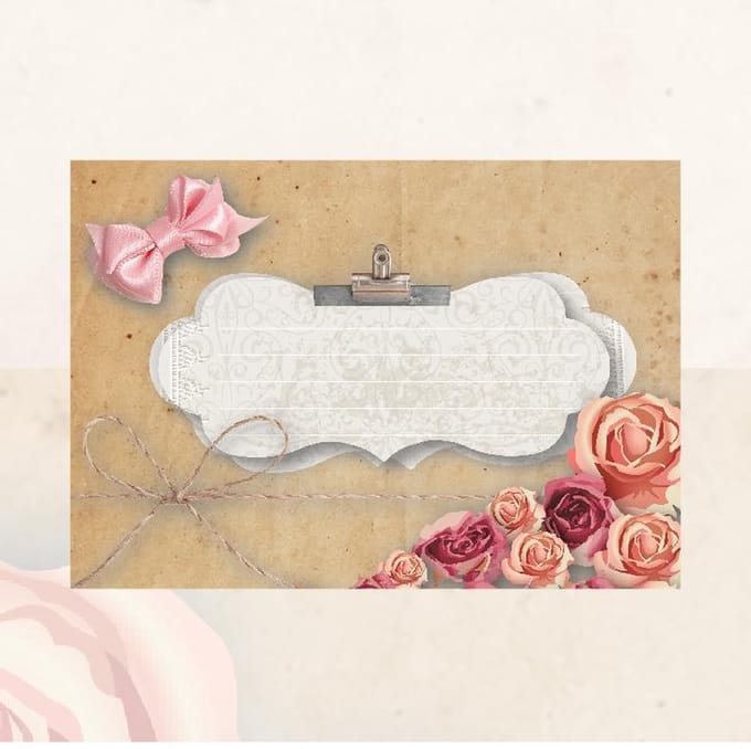25 enveloppen Roses C6 formaat Envelop. Ook als mix verkrijgbaar