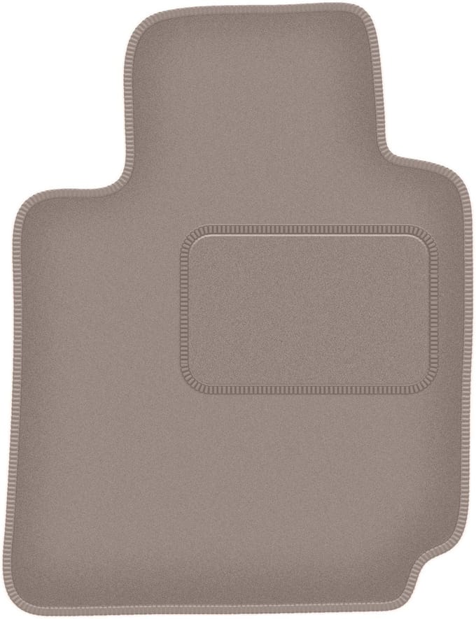 Beige bestuurdersmat voor: Nissan Micra K12 CC cabrio (2003-2010)
