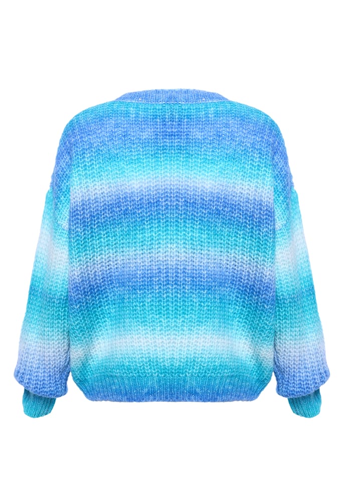 Mymo Jumper Dames Blauw Veelkleurig