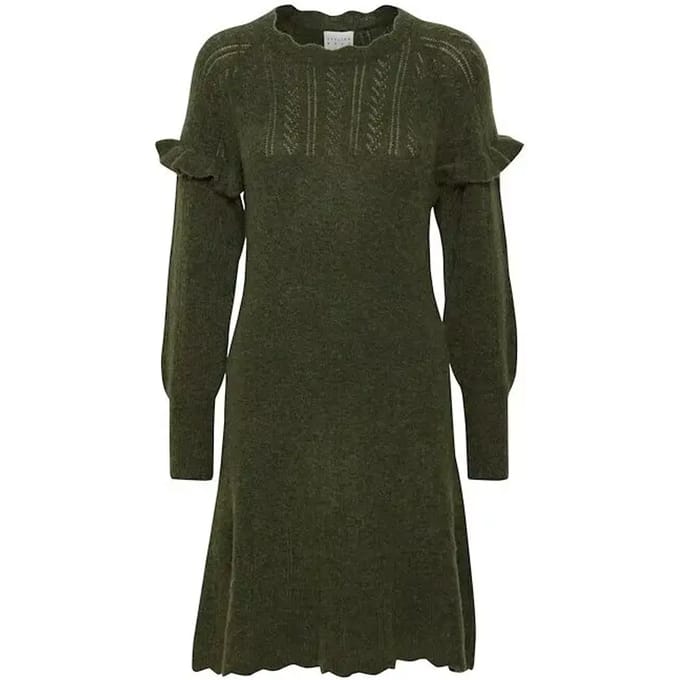Damesjurk met lange mouwen, halflang Atelier Rêve Irmanon