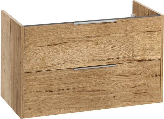 Saqu Lima wastafelonderkast excl. greep 100x50,5x60cm kast eiken marcato