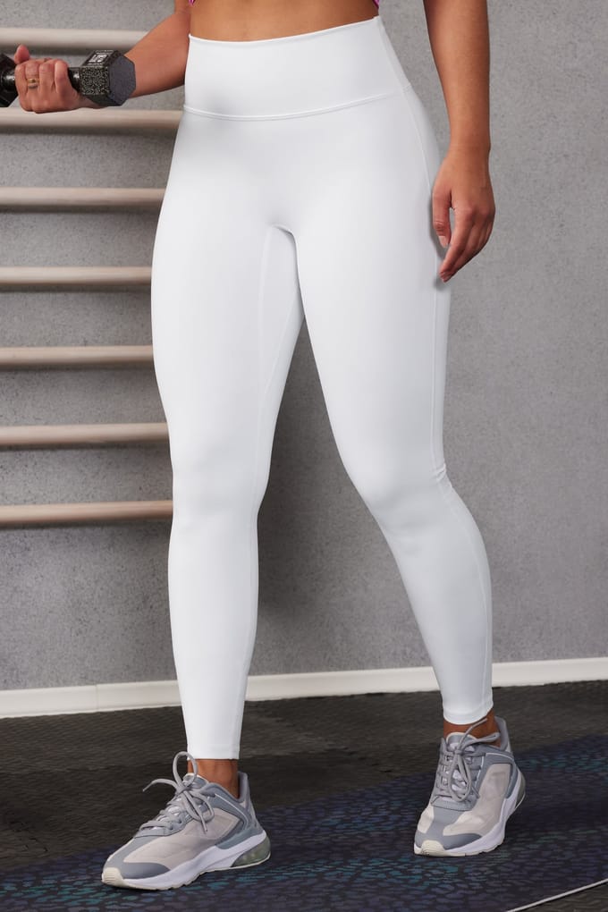 Fabletics Anywhere High-waisted Legging Classic White Taglia: M Short | Leggings Outlet | Donna | Bianco