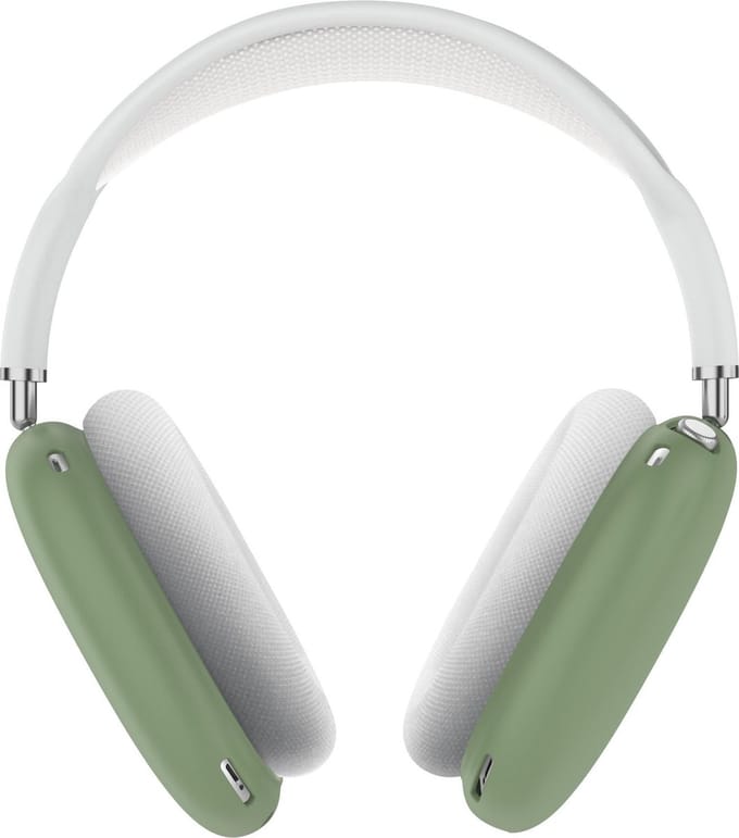 KELERINO. Siliconen Case geschikt voor AirPods Max - Accessoire - Groen