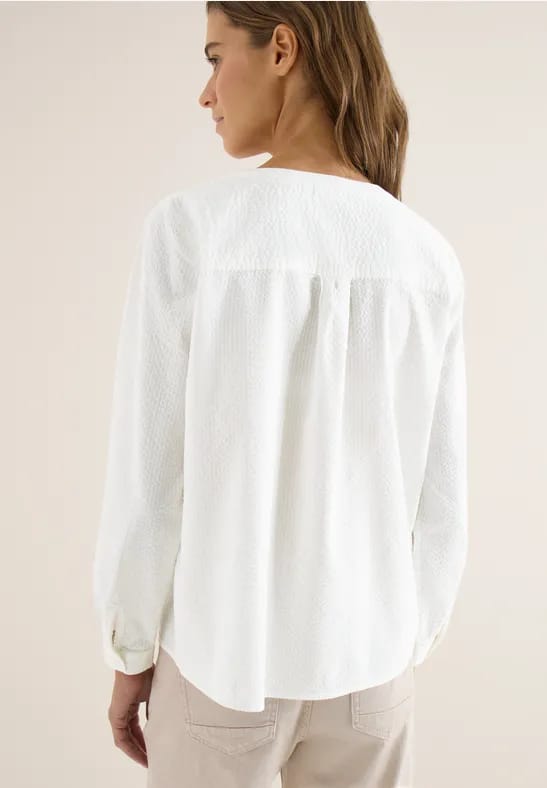 Blouse in effen kleur