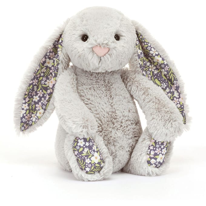 Jellycat knuffel blossom bunny silver bloom medium