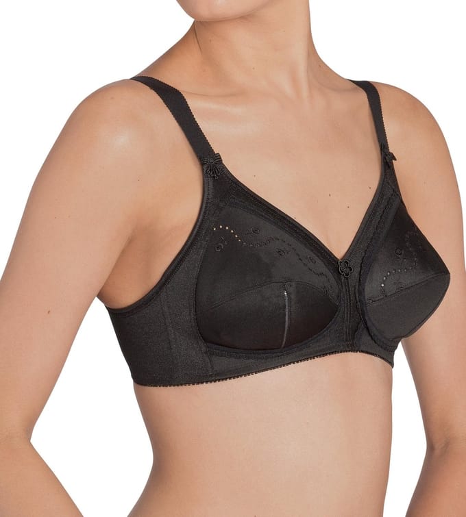 Triumph - Doreen+Cotton 01 N - BLACK - Vrouwen - Maat E95