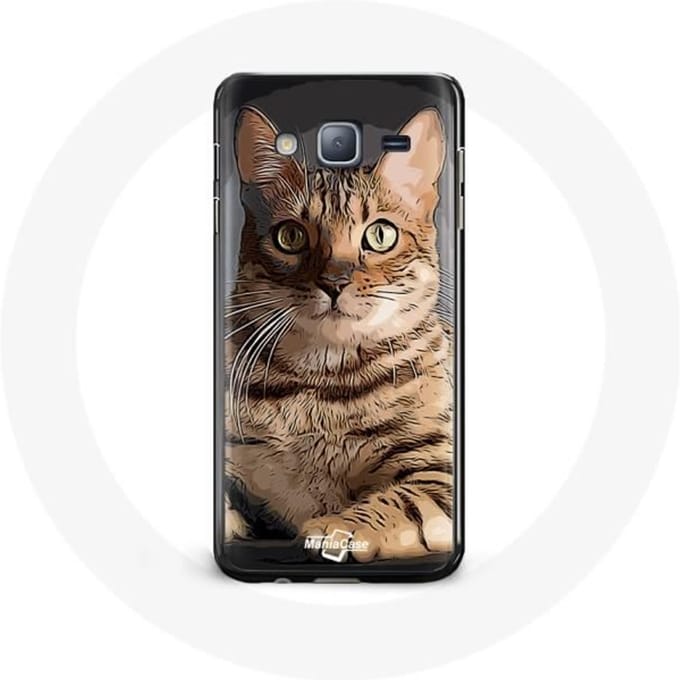 Case voor Samsung galaxy J7 2016 Bengaalse kattenras