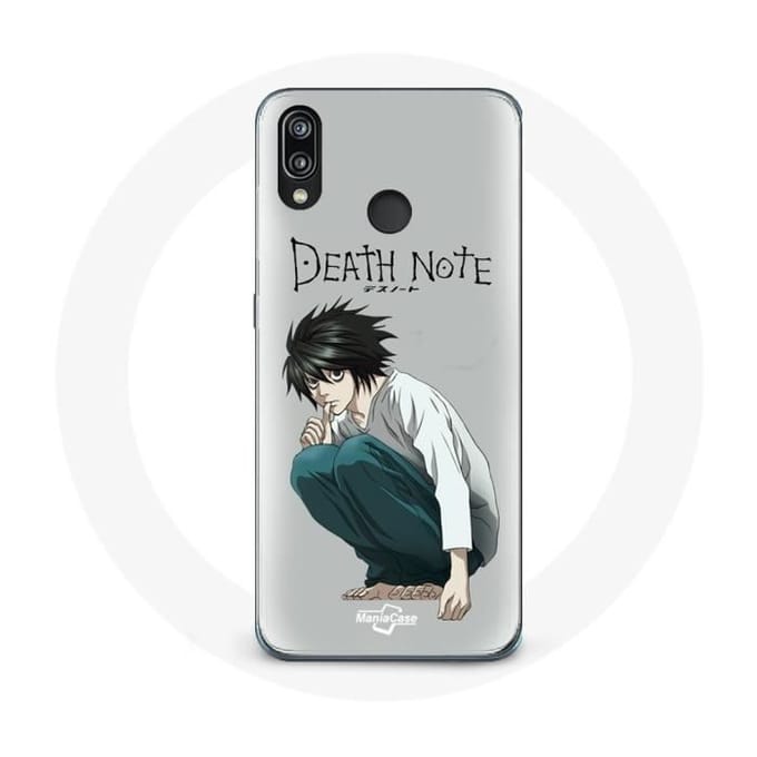 Coque pour Huawei P20 Lite - Death Note Anime - Souple - Gris - Protection - Mixte