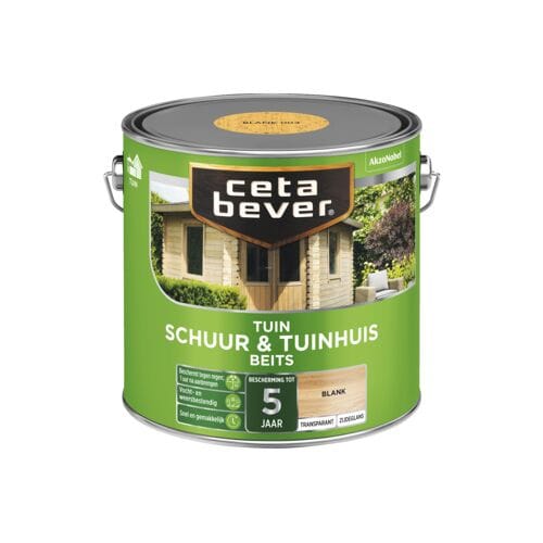 Cetabever - Tuinbeits Schuur & Tuinhuis Transparant - Blank - 750 Ml