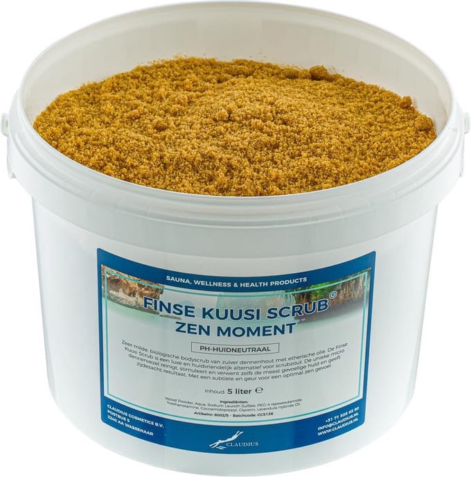 Kuusi Scrub Zen Moment 5 liter - Hydraterende Lichaamsscrub