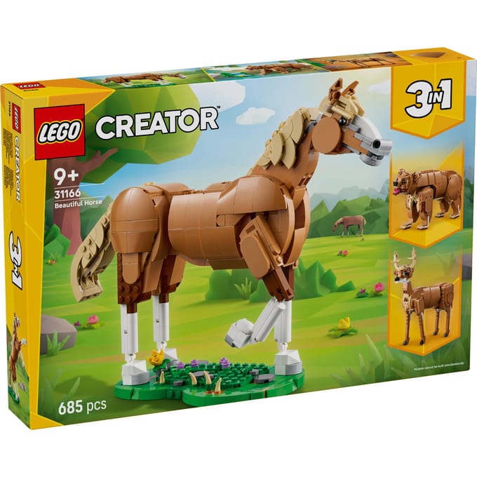 LEGO® Creator 3in1 Prachtig Paard, Dierenbouwset - 31166