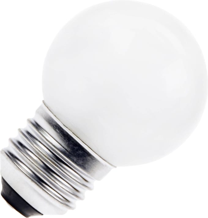 Schiefer E27 Kogel Gloeilamp | 15W 2700K 105lm 220V/240V Mat | Dimbaar