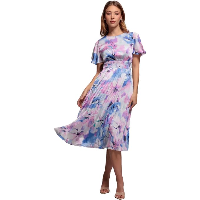 Damesjurk met plooi Goddiva Flutter Midi