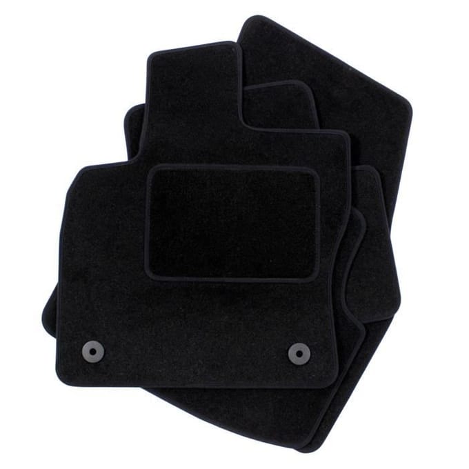 Vloermatten - Seat - Leon 3 - Zwart velours - 4 stuks - Precieze pasvorm