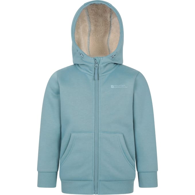 Mountain Warehouse Kinder/Kids Alpine II Full Zip Hoodie (Teal)