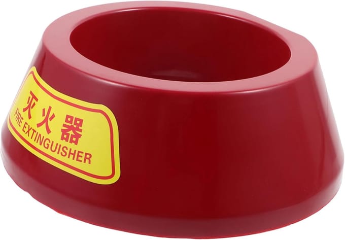 Brandblusser standaard - Vloerhouder basis - Veilige opslag - Stevige constructie - 25x22x9.3cm - Zoals getoond
