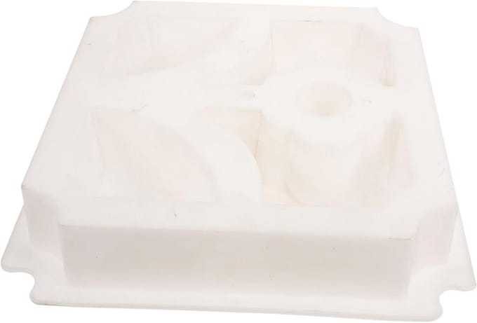 Beton Mallen - Stenen mal - Tuinpad Maken - Herbruikbaar Plastic - 34.5 cm - Wit