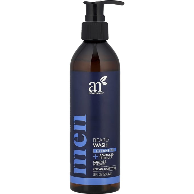 artnaturals, beard wash, 8 fl oz (236 ml) black