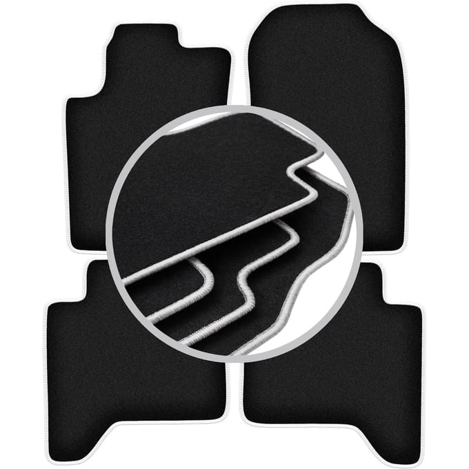 CARLUX-SILVER automatten voor: Ford Ranger Raptor pick-up (2019-)