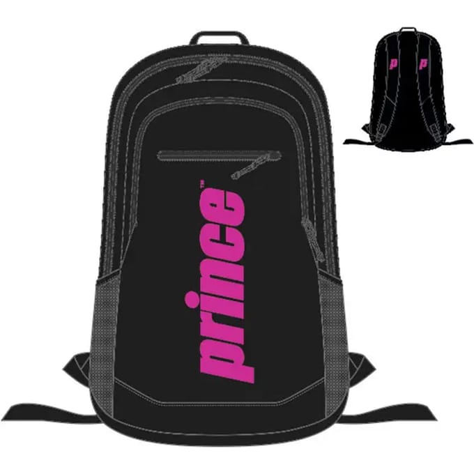 Prince Challenger Rugzak-Zwart,Pink