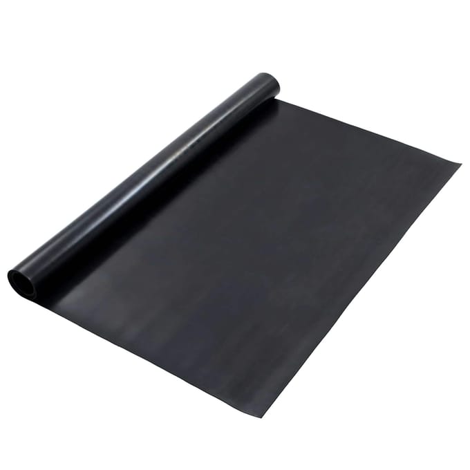 vidaXL - Vloermat - Zwart - 1,2 - x - 2 - m - Rubber