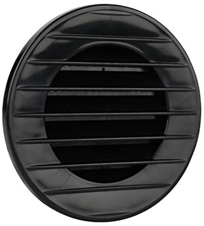 Ventilatierooster met Insectengaas - Diverse Kleuren & Diameters voor Binnen en Buiten