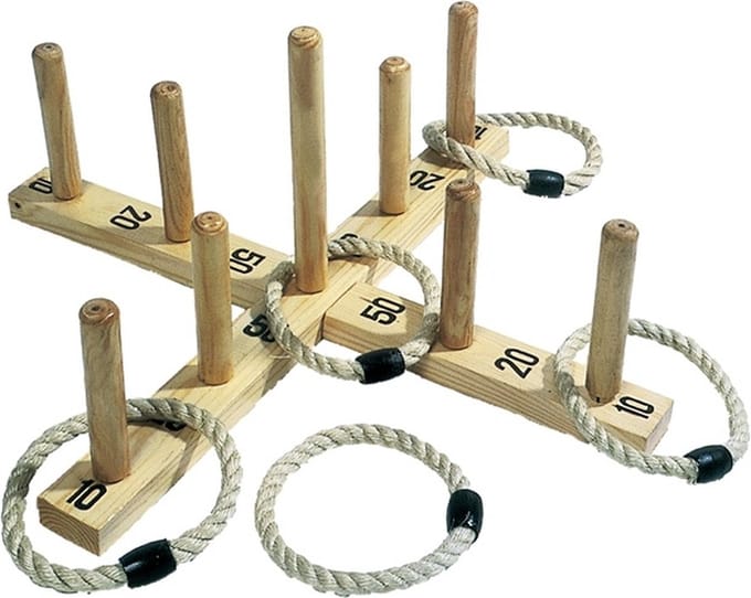 GOKI Ringwerpspel - 56X56Cm - In Katoenen Zakje - 3 Jaar