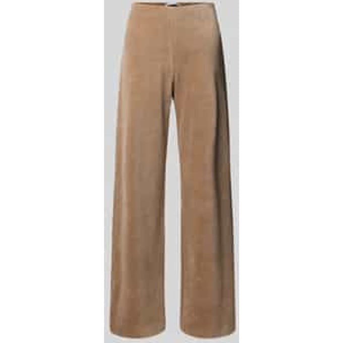 Regular fit corduroy broek van katoenmix model 'ELAINE'
