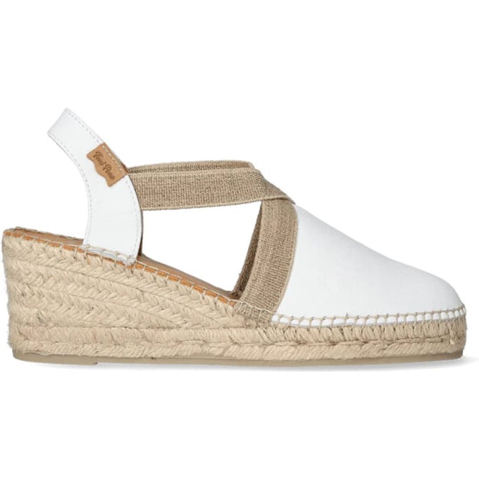 Toni Pons Tossa Dames Espadrilles - Wit - Maat 41