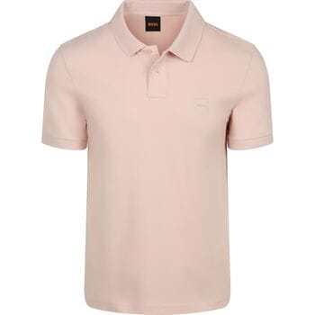 Polo Shirt Korte Mouw BOSS Passenger Polo Open Roze