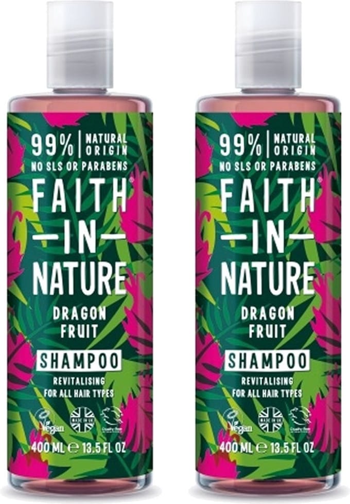 FAITH IN NATURE - Shampoo Dragon Fruit - 2 Pak