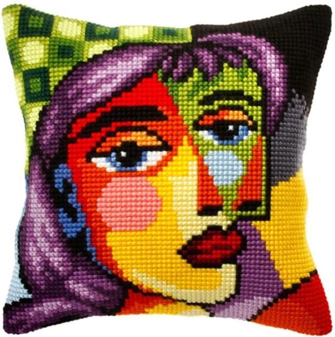 Kussenpakket Picasso I borduurpakket - Orchidea