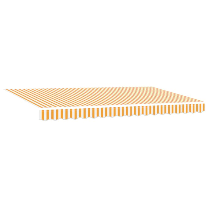 vidaXL - Uitschuifbare - luifel - Geel - 400 - x - 200 - cm - Stof