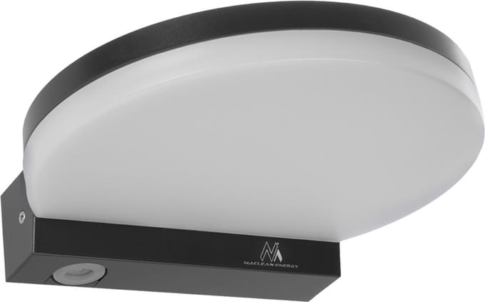 Maclean - Wandlamp - LED lamp, grijs, 15W, IP65, 1300lm, neutraal wit (4000K) MCE346 GR