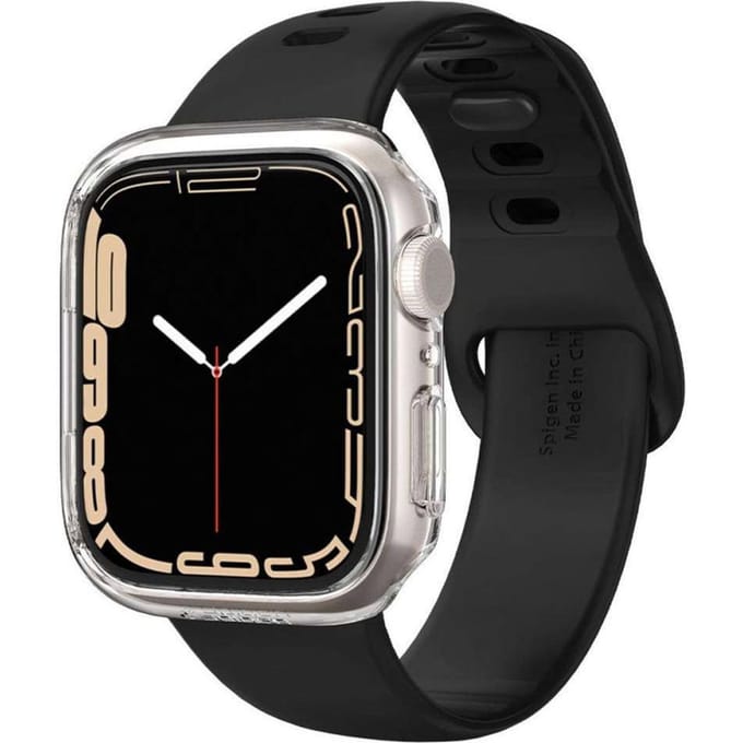 Spigen Thin Fit™ Bumper voor de Apple Watch 7 / 8 / 9 - 41 mm - Transparant