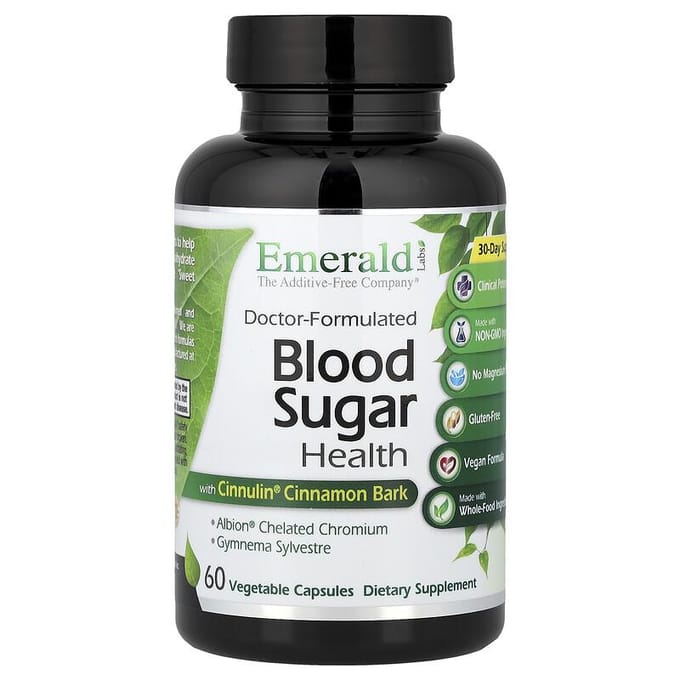 Bloedsuiker Gezondheid, 60 Plantaardige Capsules
