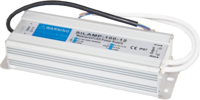 Transformator 220V 12V IP67 100W DC 8,3A - Overig - SILUMEN