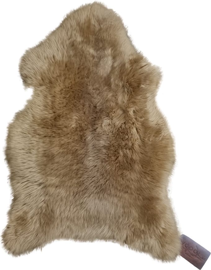 WOOOL Schapenvacht - Australisch Beige M (100cm) 100% Echte Schapenvachten - ECO+ Dierenvel