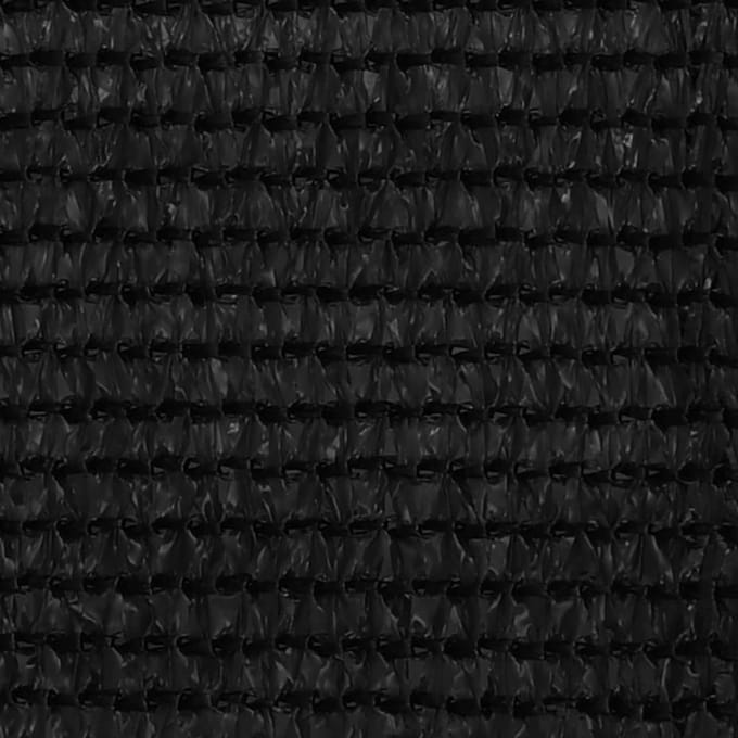 vidaXL - Balkonscherm - 75x500 - cm - HDPE - zwart