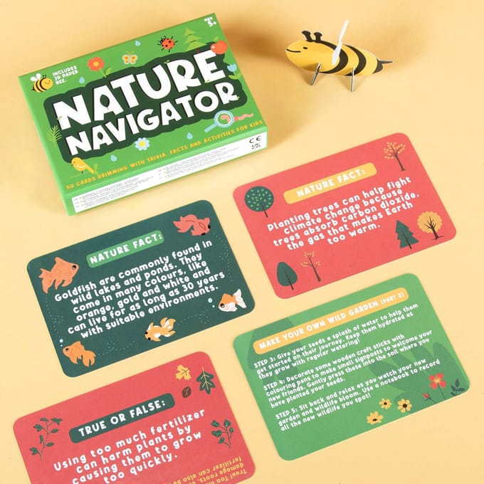 Gift Republic Natuur triviakaarten voor kids