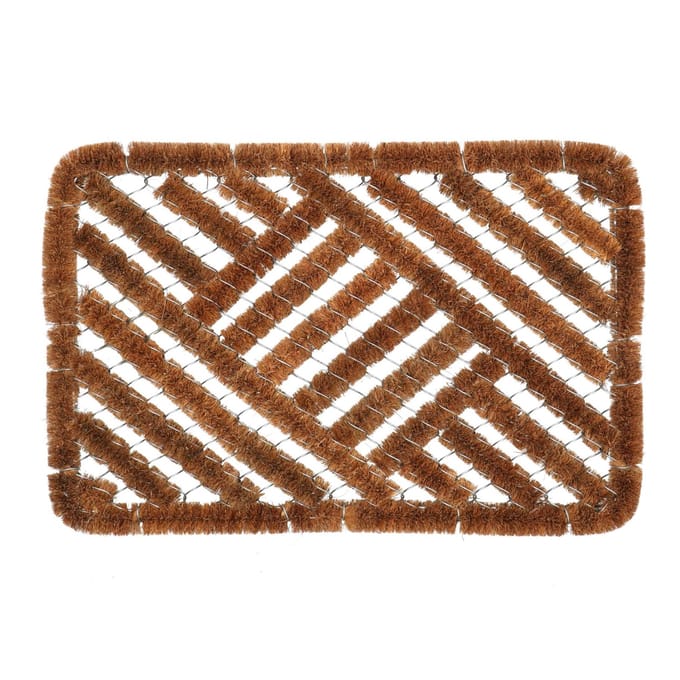 Hamat Borstelmat Draco - Deurmat - 59x39 cm Ecru