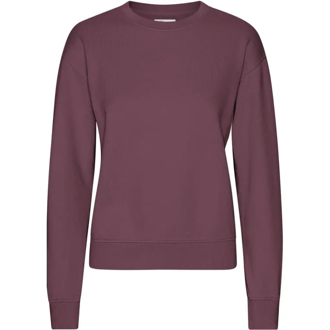 Dames sweatshirt met ronde hals Colorful Standard Classic Organic Dusty Plum