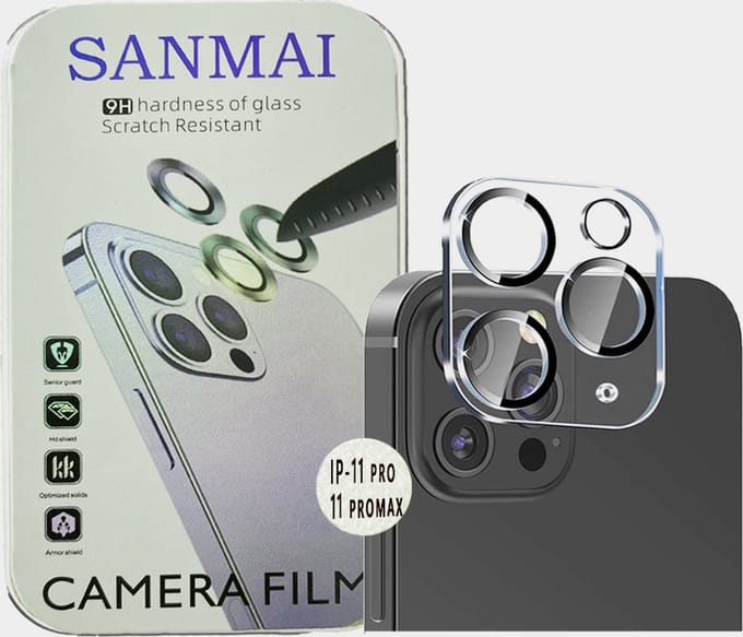 iPhone 11 Pro max Camera Lens Screen protector Geschikt voor 11 pro max - 2 STUKS