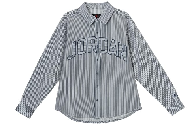Chemises Jordan Air Hommes Bleu Gris Col Modéré 2XL gray