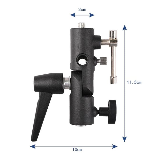Camera Vullicht Statief Balhoofd Metaal Universeel Flitslicht Beugel Houder Vul Lamp Stand H Type