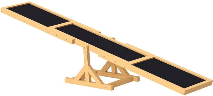 PawHut hondenwip - antislip - stabiel - tot 50 kg