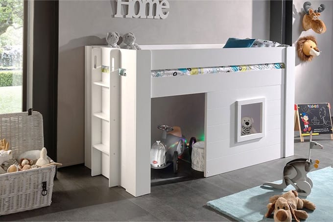 Vipack Halfhoogslaper Noah - 90 x 200 cm - wit