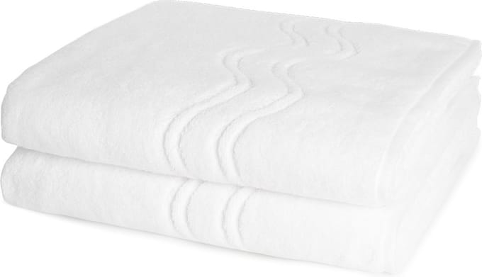 Ross Dames en Heren 2 X douchedoek - Als set Cashmere feeling