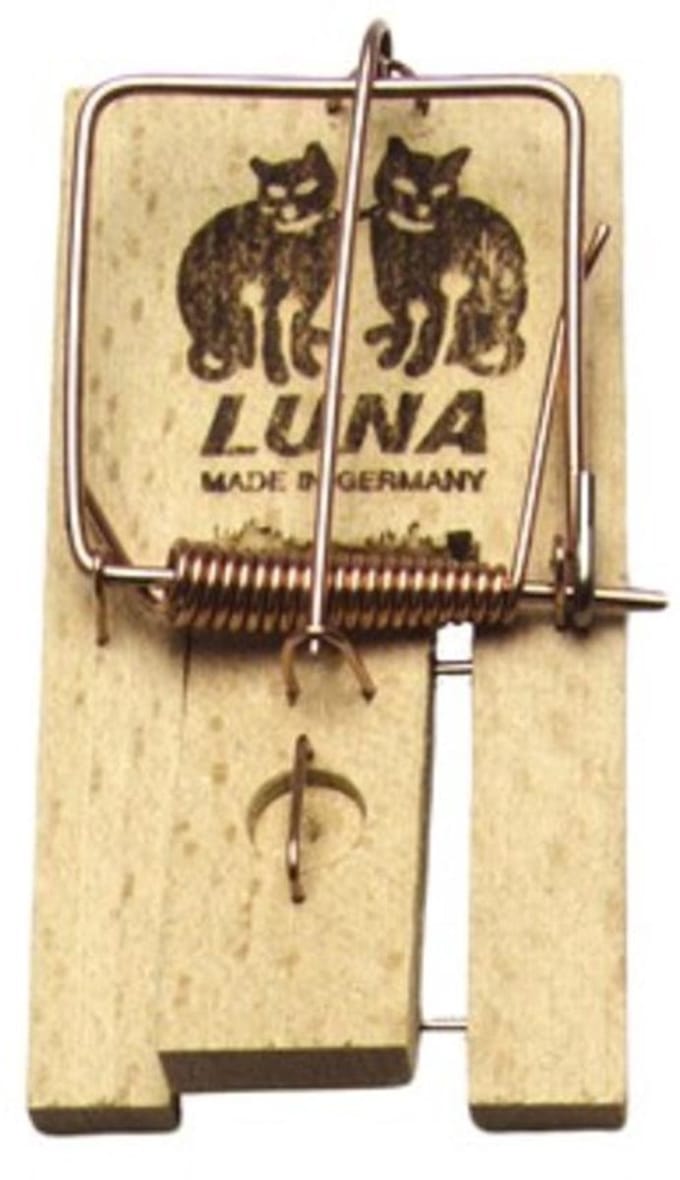 Jonyx - Luna muizenval - Hout - 4 stuks