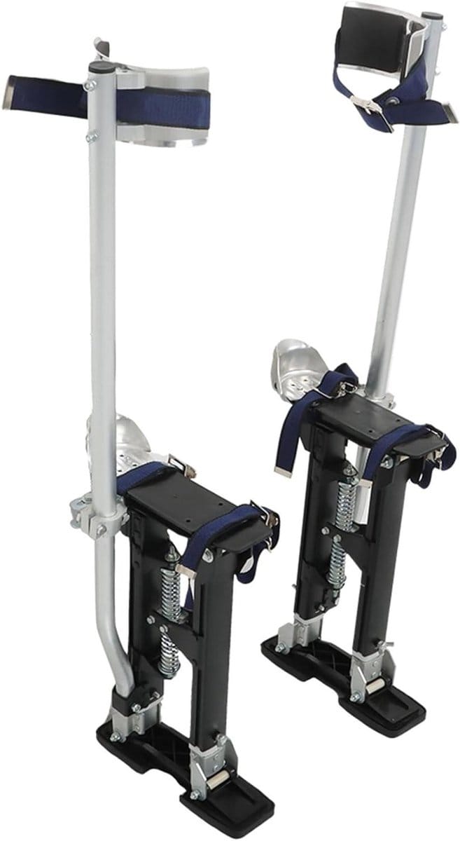 Gipsplaat Stelten - Verstelbare Hoogtes - Werken op Hoogte - Aluminiumlegering Constructie - 15-23 Inch - Zwart
